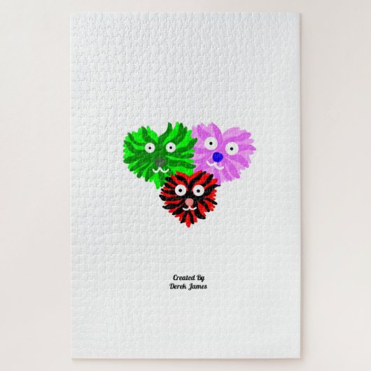 Herz Fuzzies Puzzle (50,8 cm x 76,2 cm) (Vertikal)