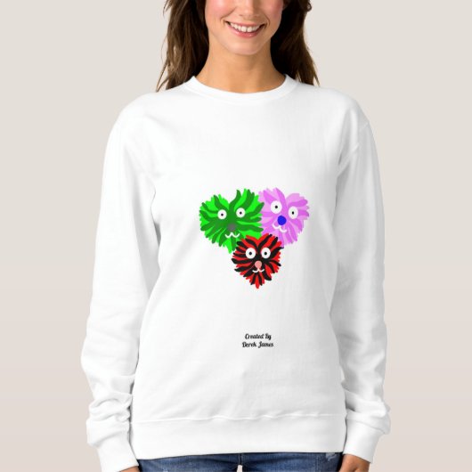 Herz Fuzzies Women's Sweatshirt (Vorderseite)