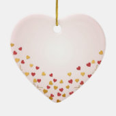 Herz-Garten-Weihnachten oder Keramik Ornament (Hinten)