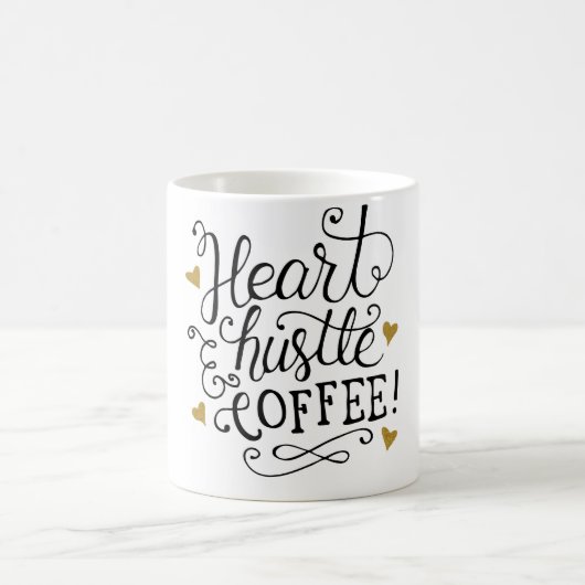 Herz, Gedränge u. Kaffee Kaffeetasse (Mittel)