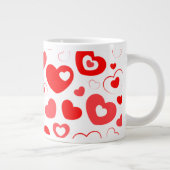 Herz gedruckte Tasse (Rechts)
