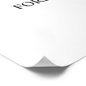 Herz geformt 11 Foto Collage Gedenkfeier Beerdigun Poster (Ecke)