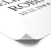 Herz geformt 11 Fotokollage Feier des Lebens Poster (Ecke)