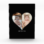 Herz geformt 2 Foto Collage (Vorderseite)