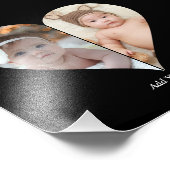 Herz geformt 2 Foto Collage (Ecke)