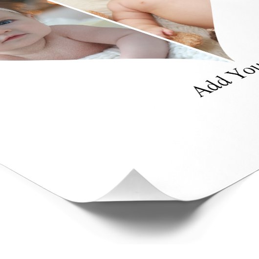 Herz geformt 2 Foto Collage (Ecke)