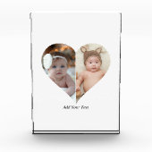 Herz geformt 2 Foto Collage (Vorderseite)