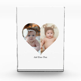 Herz geformt 2 Foto Collage