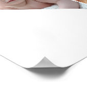 Herz geformt 2 Foto Collage Poster (Ecke)