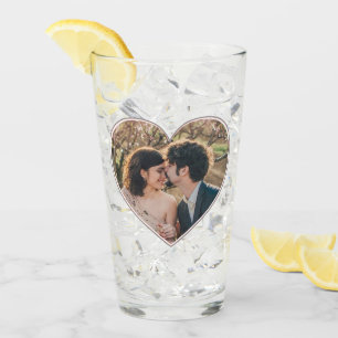 Herz geformt 2 Foto Valentine oder Hochzeit nach M Glas