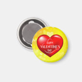 Herz geformt 3d Rote Liebe Symbol-50420 Magnet (Vorderseite/Rückseite)