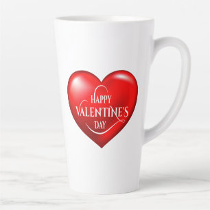 Herz geformt 3d Rote Liebe Symbol-50420 Milchtasse
