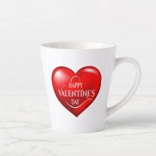 Herz geformt 3d Rote Liebe Symbol-50420 Milchtasse