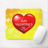 Herz geformt 3d Rote Liebe Symbol-50420 Mousepad (Mit Mouse)
