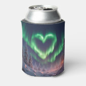 Herz geformt Aurora Borealis Dosenkühler (Kanne Rückseite)