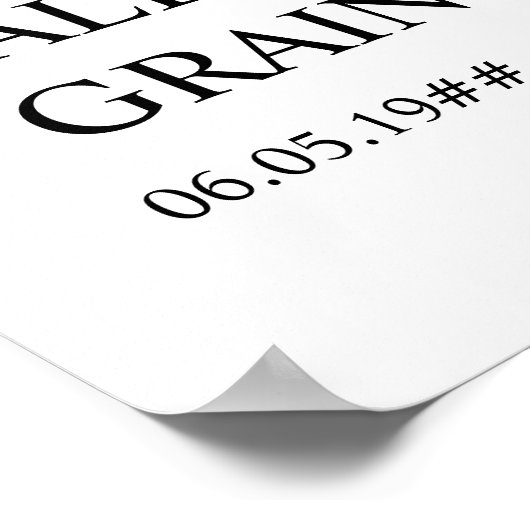 Herz geformt Foto Collage Beerdigung Memorial Poster (Ecke)