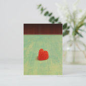 Herz geformt Gumdrop Postkarte (Stehend Vorderseite)