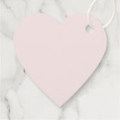 Herz geformt Rosa Meant to Bee Wedding Geschenkanhänger (Rückseite)