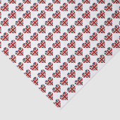 Herz-geformte Gewerkschafts-Jack-Flagge Seidenpapier (Ausschnitt)