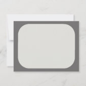 Herz geformte Plätzchen auf Schiefer danken Ihnen Dankeskarte (Rückseite)