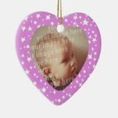 Herz-geformter Foto-Rahmen Keramik Ornament (Rechts)