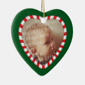 Herz-geformter Foto-Rahmen Keramik Ornament (Rechts)