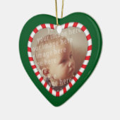 Herz-geformter Foto-Rahmen Keramik Ornament (Links)