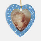 Herz-geformter Foto-Rahmen Keramikornament (Rechts)
