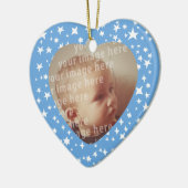 Herz-geformter Foto-Rahmen Keramikornament (Links)