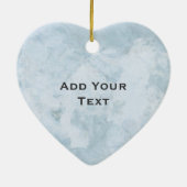 Herz-geformter Foto-Rahmen mit Blumen Keramik Ornament (Hinten)