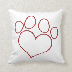 Herz geformtes kissen