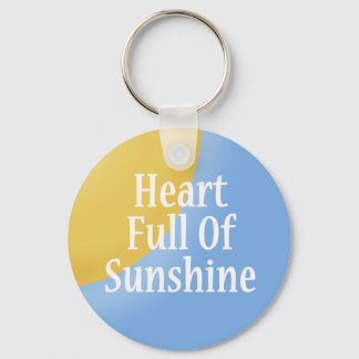 Herz gefüllt mit der Sunshine Key Chain Schlüsselanhänger