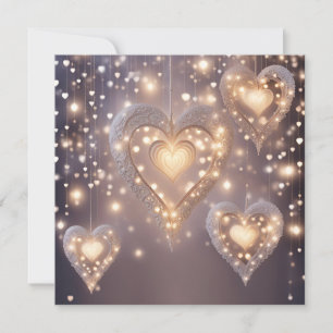 Herz gefüllt mit Licht Feiertagskarte