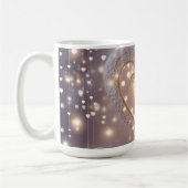 Herz gefüllt mit Licht Kaffeetasse (Links)