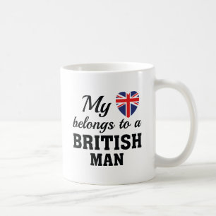 Herz gehört Briten Kaffeetasse