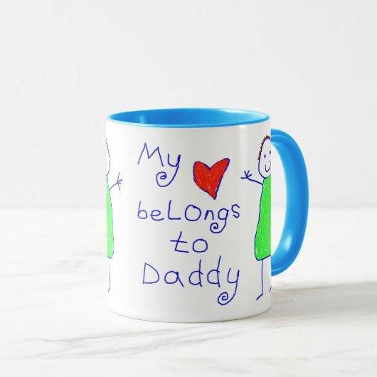 Herz gehört Vati Tasse (VorderseiteRechts)