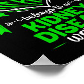 Herz gehört zu einer Nierenerkrankung Krieger Nier Poster (Ecke)