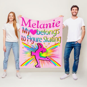 HERZ GEHÖRT ZU SKATE FLEECE BLANKET