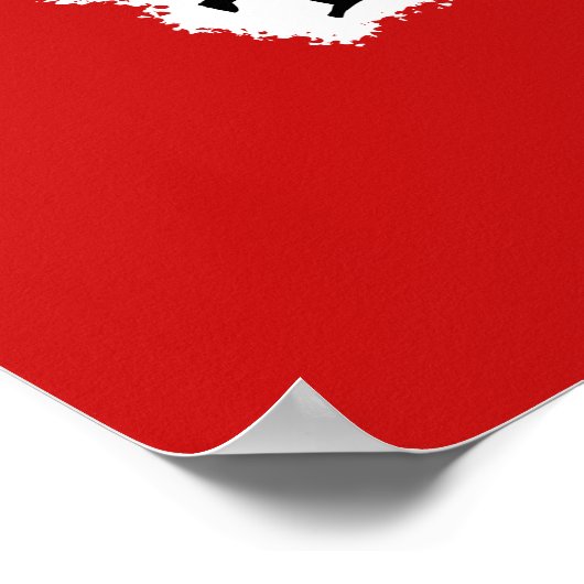 Herz gehört zum Poster (Ecke)