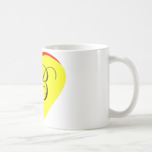 Herz Gelb B Hochzeit Einladung MUSEUM Z Kaffeetasse