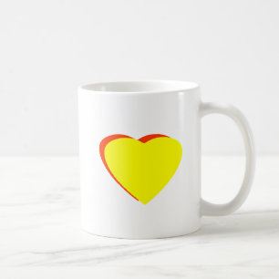 Herz Gelb RotOrange Das MUSEUM Zazzle Geschenke Kaffeetasse