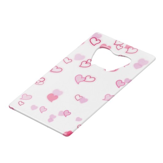 Herz Geldbeutel Flaschenöffner (Vorderseite Schrägansicht)