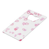 Herz Geldbeutel Flaschenöffner (Rückseite Schrägansicht)