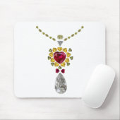 Herz Gemstone Art Mousepad (Mit Mouse)