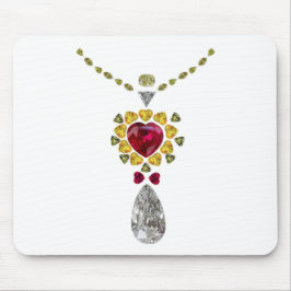 Herz Gemstone Art Mousepad