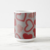 Herz gemusteter Becher anders als andere Kaffeetasse (Mittel)