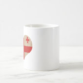 Herz Georgiens Kaffeetasse (Mittel)