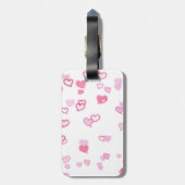 Herz Gepäckanhänger (Rückseite vertikal)