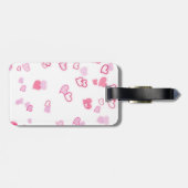 Herz Gepäckanhänger (Rückseite horizontal)