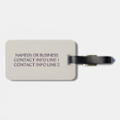 Herz Gepäckanhänger (Rückseite horizontal)